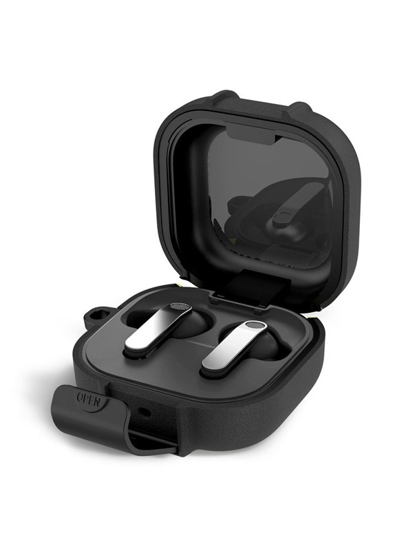 Tech-Protect Slim Hook Case for Samsung Galaxy Buds 4 / 4 Pro - Black