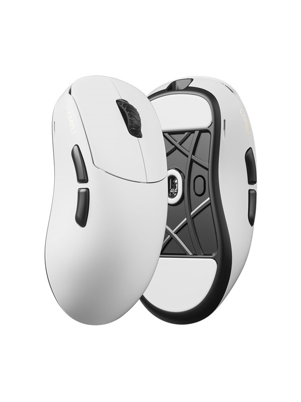 Lamzu Thorn V2 (White/Black) - Gamingmus - Optic - 5 knappar - Vit