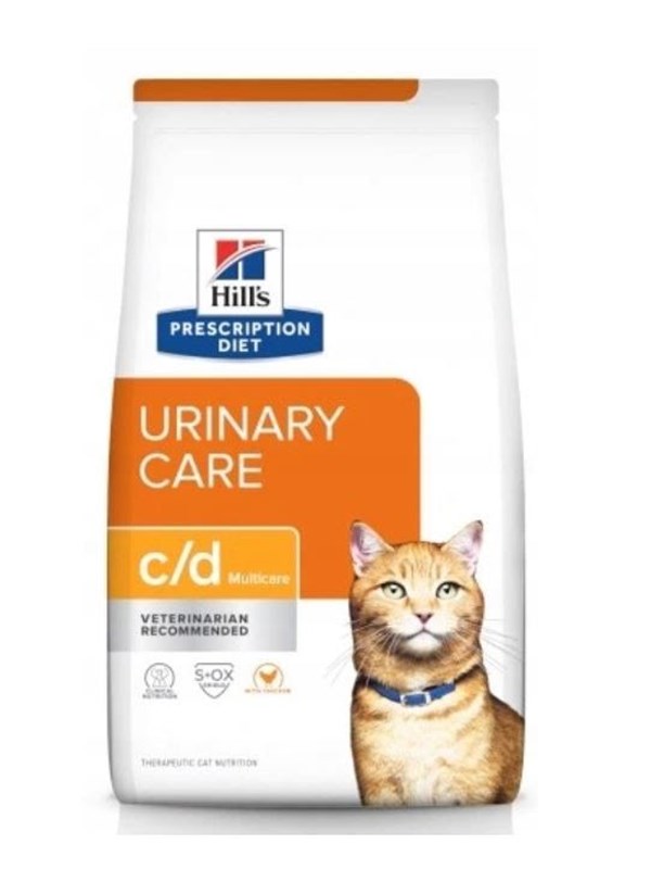 Hill's PRESCRIPTION DIET Feline c/d Urinary Care Multicare Dry cat food Chicken 8 kg