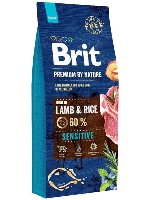 Brit Premium by Nature Sensitive Lamb with rice - dry dog food - 15 kg