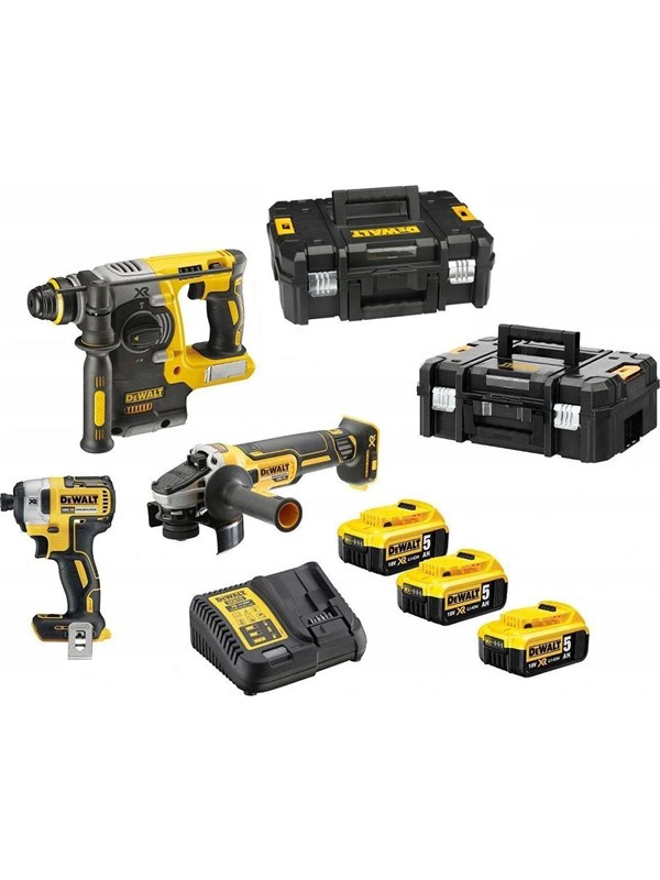 Dewalt DCK305P3T 9-piece power tool set