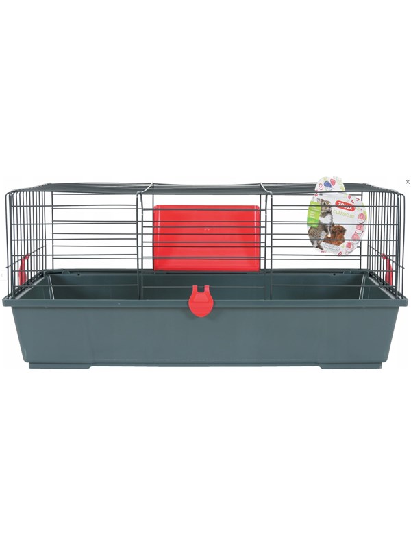 Zolux Classic 80 grey/red - cage for rodents