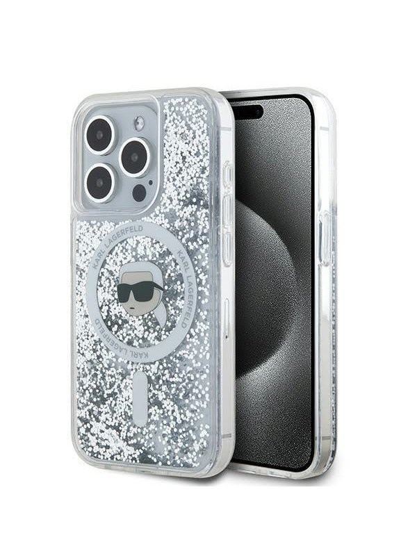 Produktfoto för Karl Lagerfeld iPhone 15 Pro Max Mobilskal MagSafe Liquid