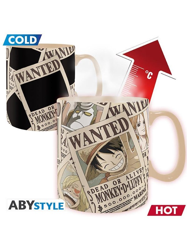 ABYstyle - One Piece - Wanted Heat Change Mug - Muggar