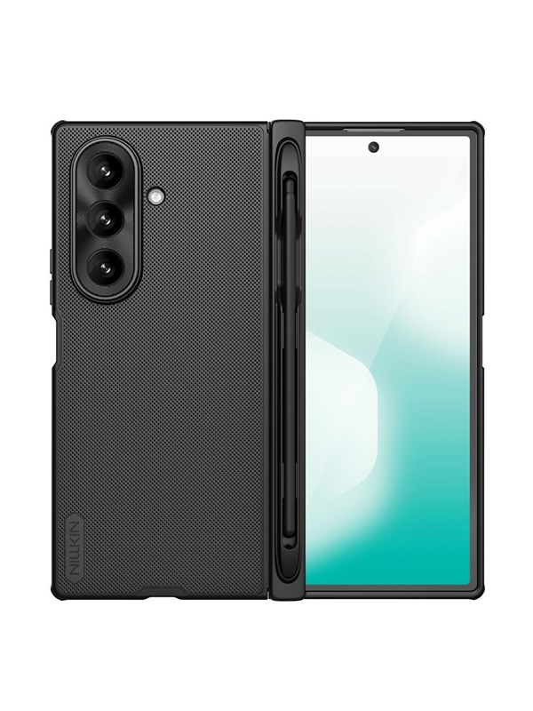 Nillkin Super Frosted Shield Fold Case for Samsung Galaxy Z Fold 7 with S Pen Slot - Black