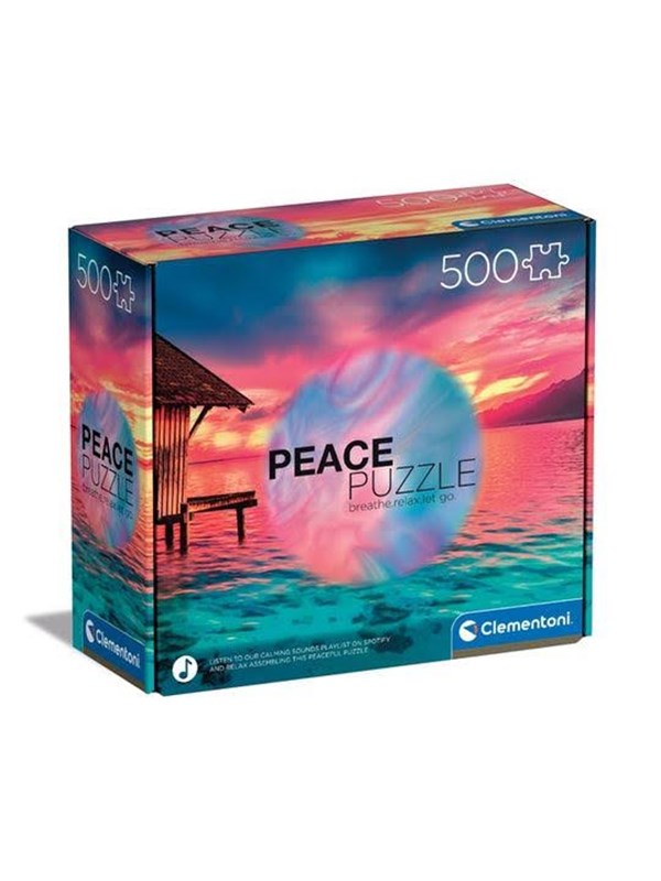 Clementoni Puzzle Peace Collection Living the Present 500 pieces Golv