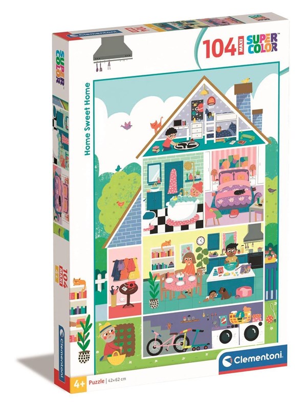Clementoni Puzzle Maxi Noli Home Sweet Home 104 pieces Golv