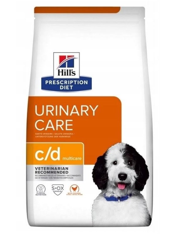 Hill's PRESCRIPTION DIET Urinary Care Canine c/d Multicare Dry dog food Chicken 4kg