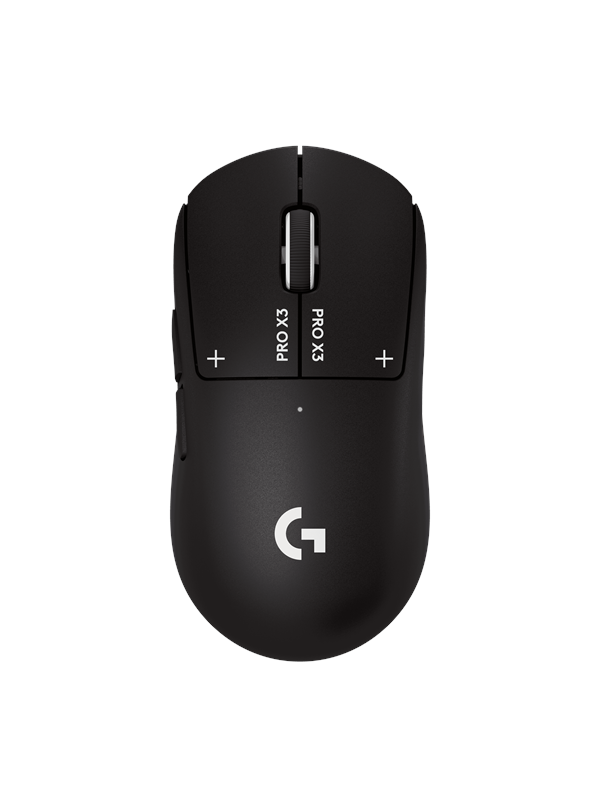 Logitech G PRO X3 SUPERSTRIKE (Midnight Black) - Gamingmus - Optic - 5 knappar - Svart