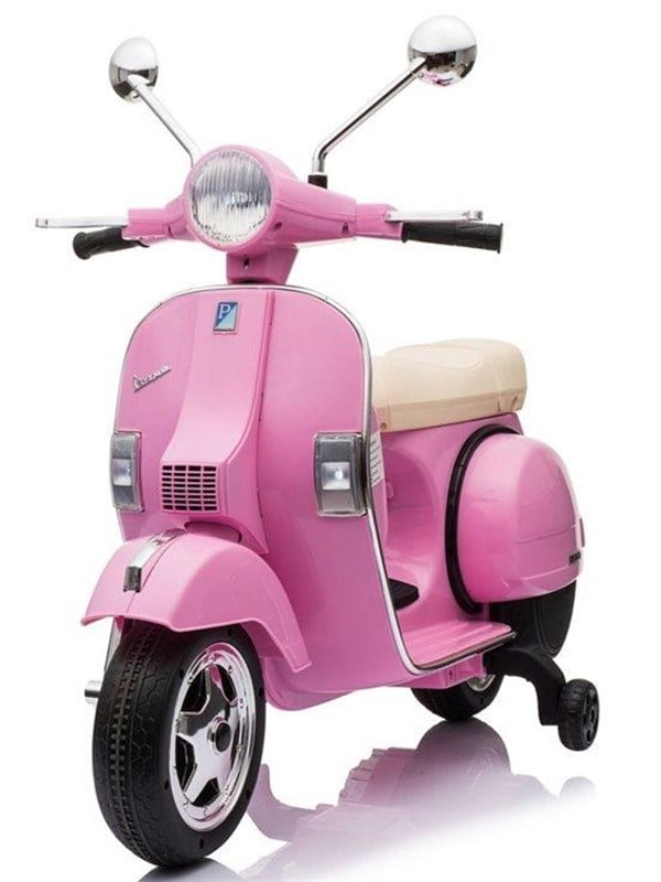 Produktfoto för Vespa PX150 12V electric moped, pink
