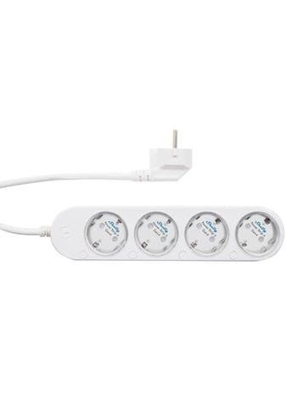 Shelly Power Strip Gen4 White - WiFi- och Zigbee-smart grenuttag