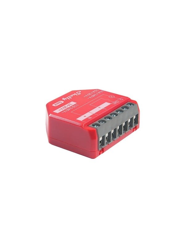 Shelly 1PM Gen4 - WiFi & Zigbee relä med effektmätning (24VDC/110-240VAC)