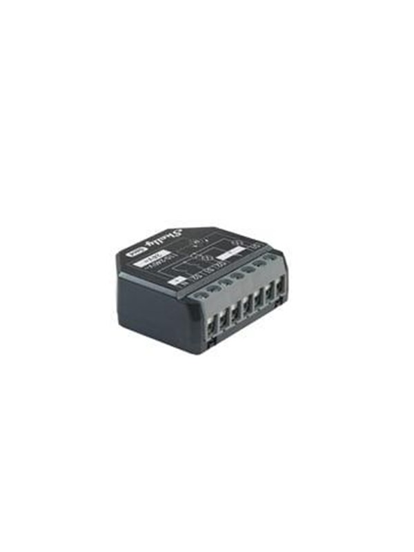 Shelly 2PM Gen4 - WiFi &amp; Zigbee relä/jalusi, 2 kanaler med effektmätning (24VDC/110-240VAC)