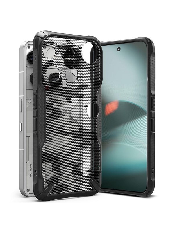 Ringke  Fusion X Case for Nothing Phone 3 - Grey and Black