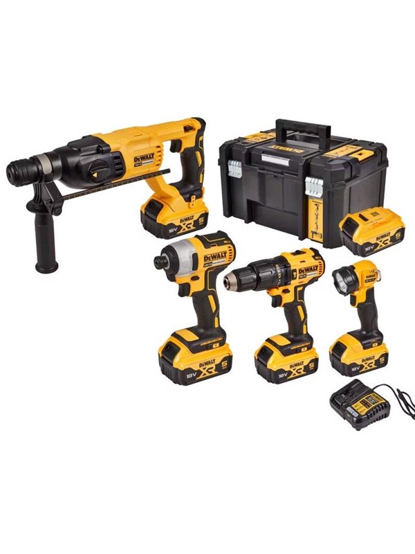 Produktfoto för DEWALT DCK440P2T 18V kombiverktygssats, 4 delar