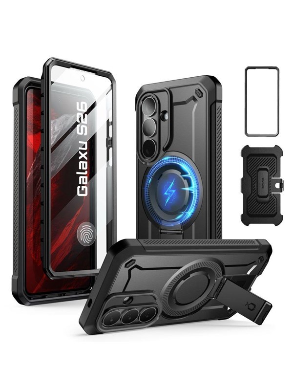 SUPCASE Unicorn Beetle Pro Mag MagSafe 2-Set Case for Samsung Galaxy S26 - Black