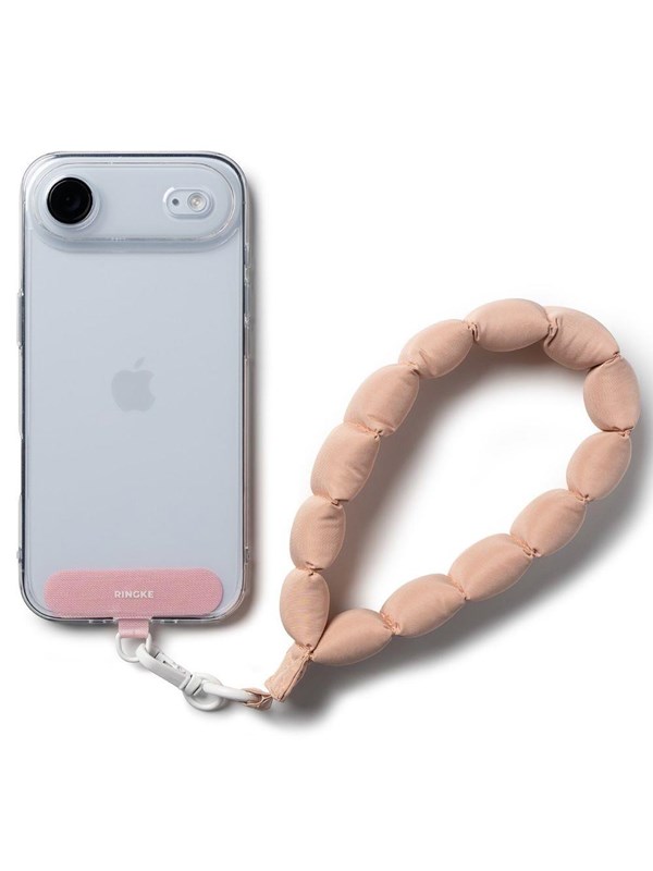 Ringke  Holder & Puffer Hand Strap Phone Lanyard - Pink