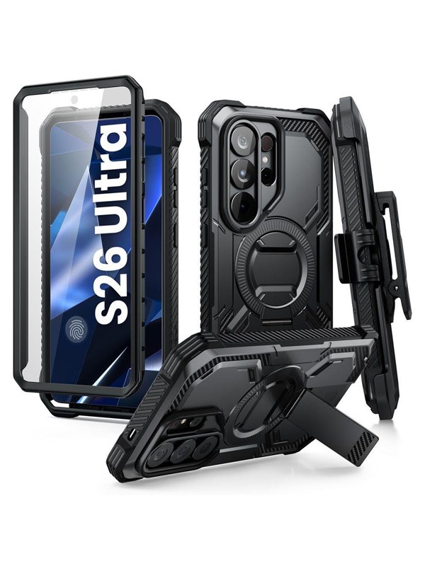 SUPCASE iBlason ArmorBox Clip Mag MagSafe Case for Samsung Galaxy S26 Ultra - Black