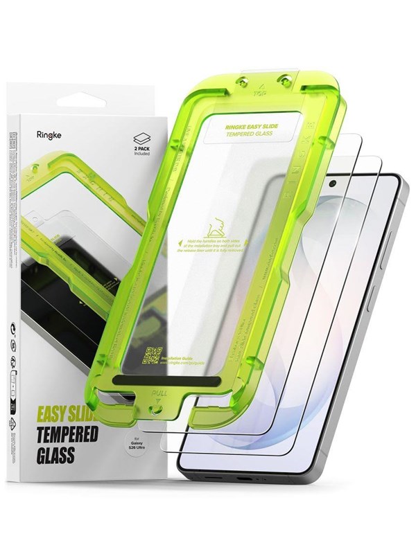 Ringke Easy Slide 2-Pack Tempered Glass for Samsung Galaxy S26 Ultra