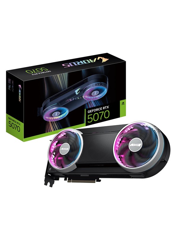 GIGABYTE GeForce RTX 5070 AORUS INFINITY - 12GB GDDR7 RAM - Grafikkort