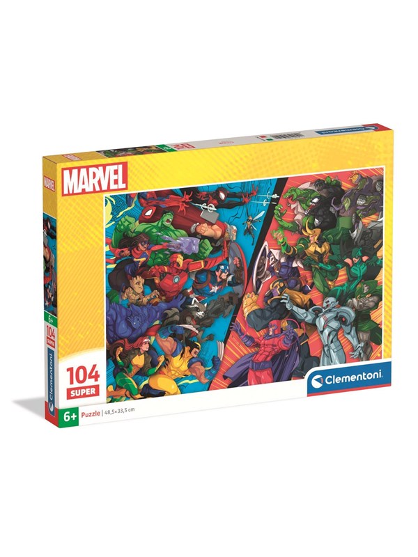 Clementoni Puzzle Super Marvel Heroes Vs Villains 104 pieces Golv