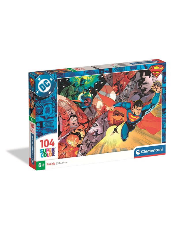 Clementoni Puzzle Superman 2025 104 pieces Golv