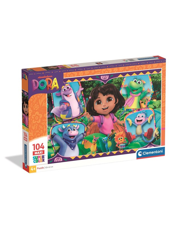 Clementoni Puslespil Maxi Dora The Explorer -2- 2025 104 brikker Golv