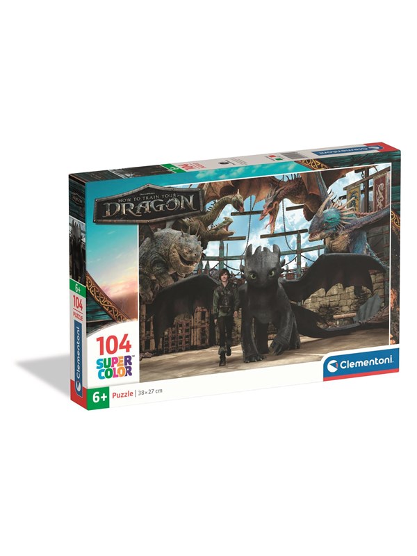 Clementoni How To Train Your Dragon 2025 puzzle 104 pieces Golv