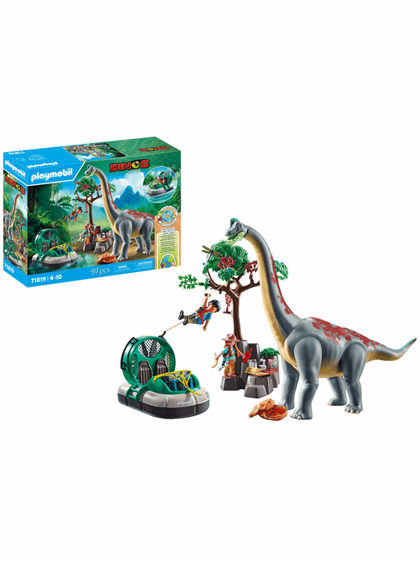 Playmobil Dinos - Brachiosaurus med svävare