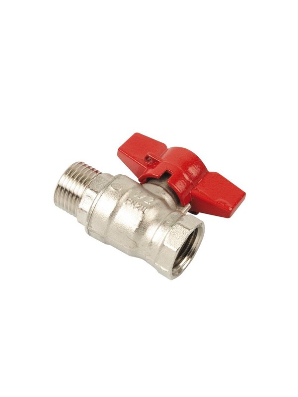Cimberio RED6 kulventil muff/nippel, 1/2"