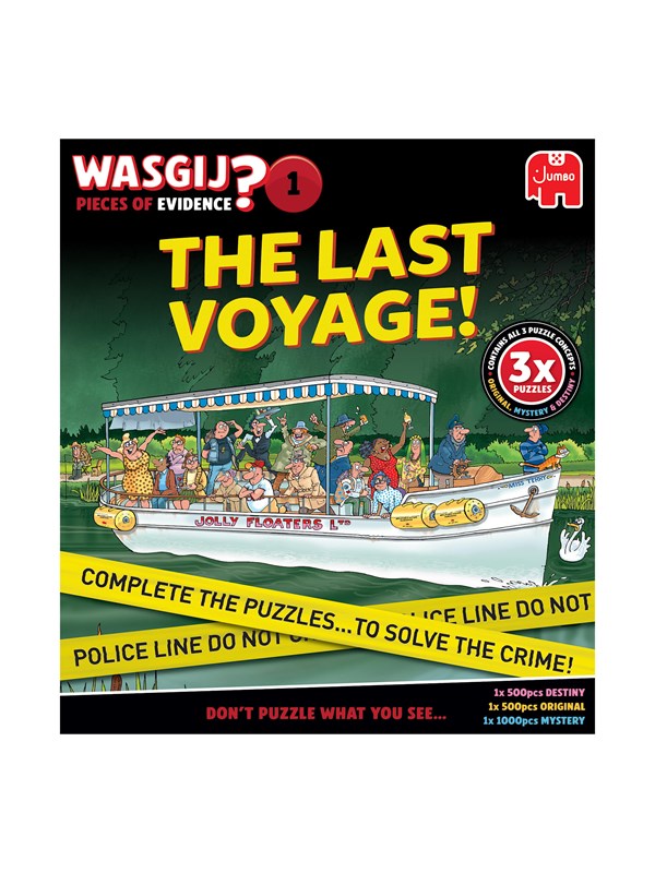 Wasgij Pieces Of Evidence -The Last Voyage! (2x500 &amp; 1x1000)