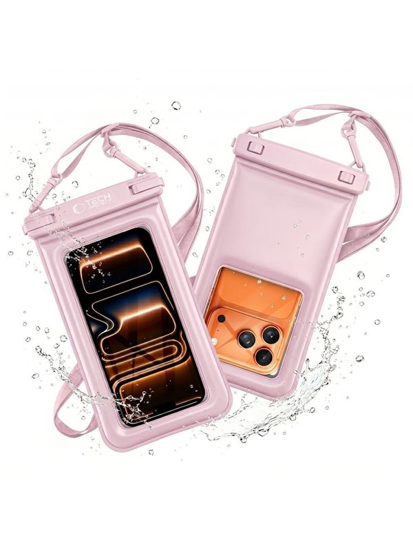 Tech-Protect  UWC7 6.9" Waterproof Case - Pink