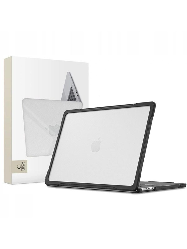 Tech-Protect  Velar Case for MacBook Air 13" 2023 / 2024 / 2025 / 2026 - Clear Black