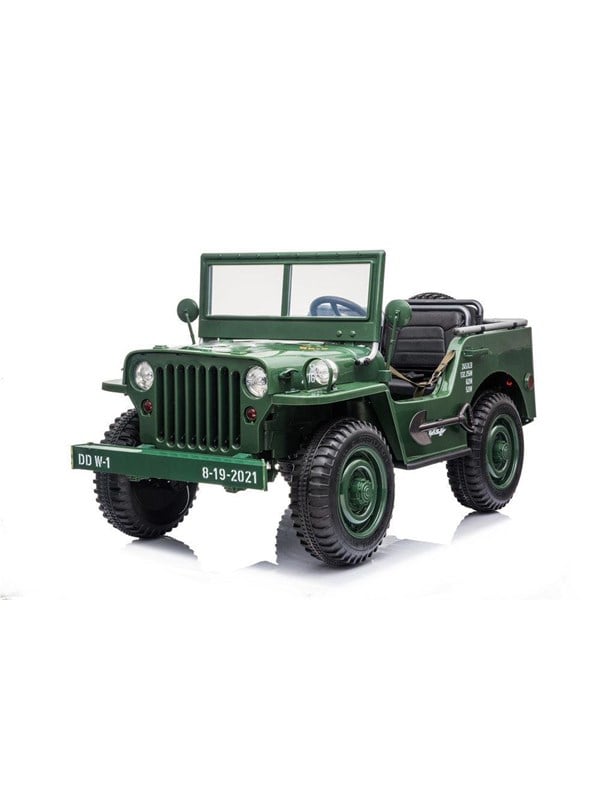 Azeno Explorer Army 3-Seat Ride-On Vehicle 4x24V