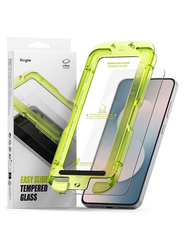 Ringke Slide 2-Pack Tempered Glass for Samsung Galaxy S25 FE