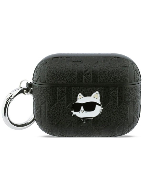 Produktfoto för Karl Lagerfeld AirPods Pro 3 Skal Monogram Choupette Head (Svart)