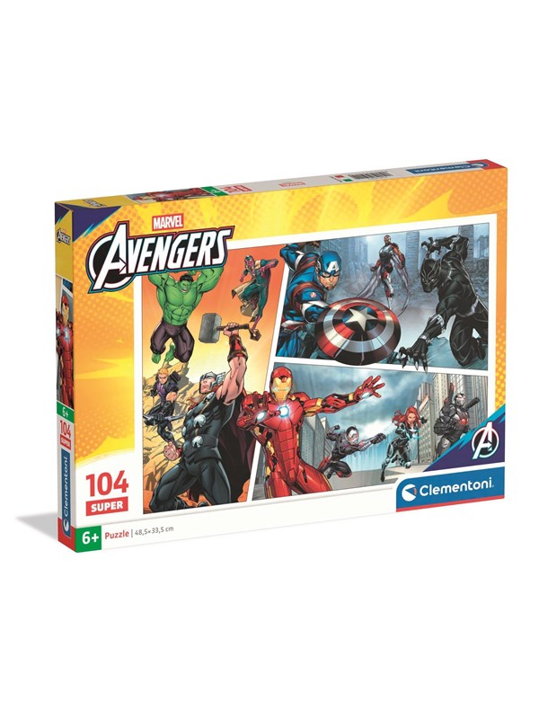 Clementoni Puzzle Super Avengers 104 pieces Golv