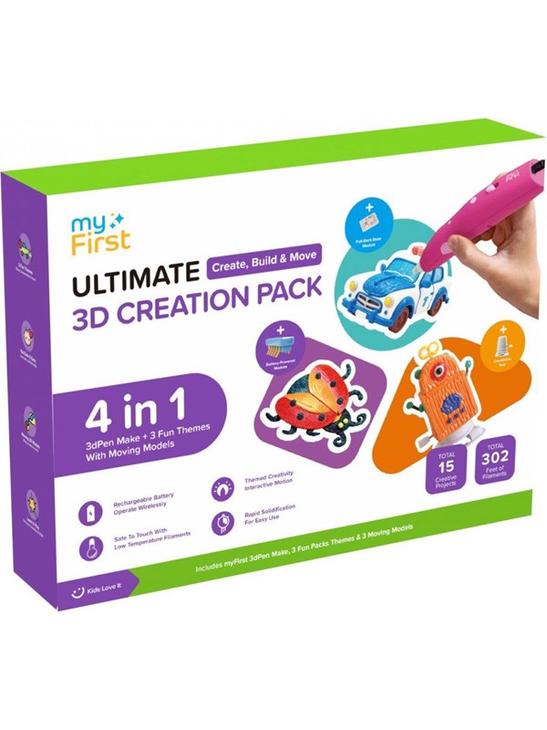 myFirst 3dPen Make Creator Kit - Red