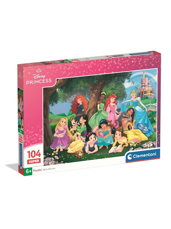 Clementoni Puzzle Super Disney Princess 2026 104 pieces Golv