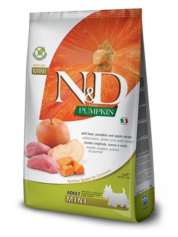 Farmina Pet Food BOAR AND APPLE ADULT MINI 2.5kg