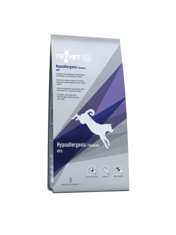 TROVET Hypoallergenic VPD Venison - dry dog food - 3kg