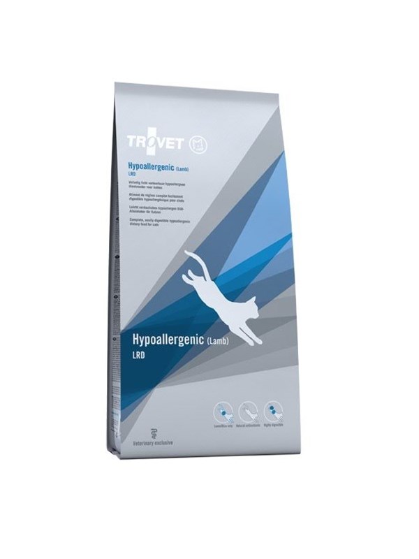 TROVET Hypoallergenic LRD with lamb - dry cat food - 2.5kg
