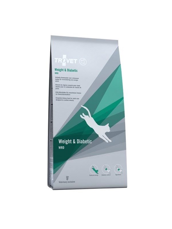 TROVET Weight &amp; Diabetic WRD Chicken - dry cat food - 2.5kg