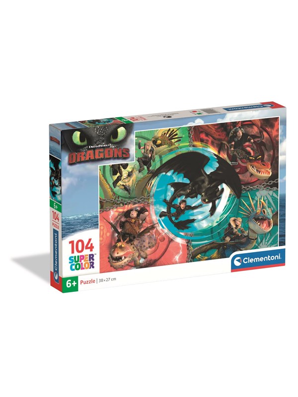 Clementoni Puzzle Dragon Trainer 104 pieces (2025) Golv