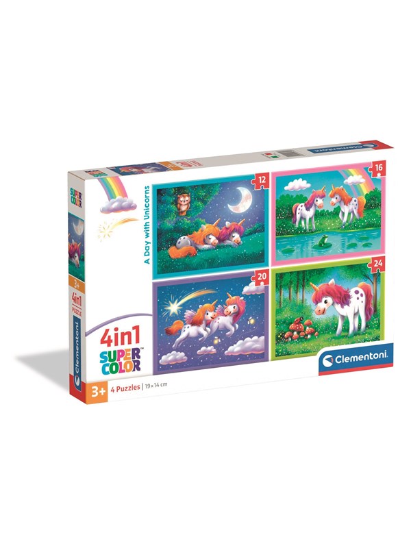 Clementoni Puzzle 4-in-1 Noli (12+16+20+24) pieces Golv