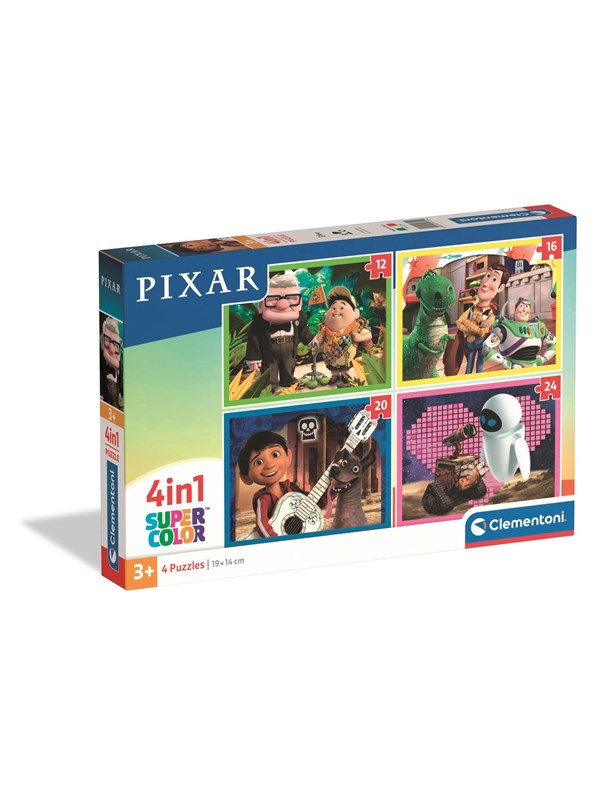 Clementoni Puzzle 4-in-1 Pixar 2026 Golv