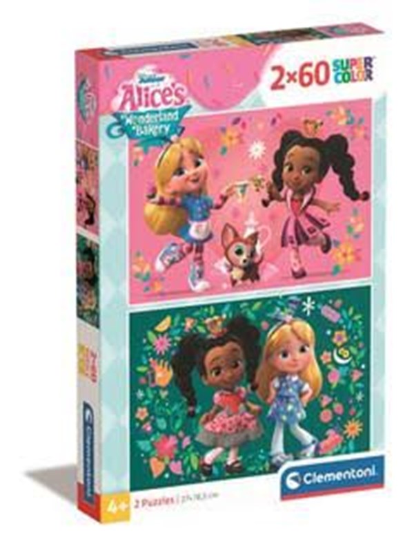 Clementoni Puzzle Disney Alice Bakery 2x60 pieces Golv