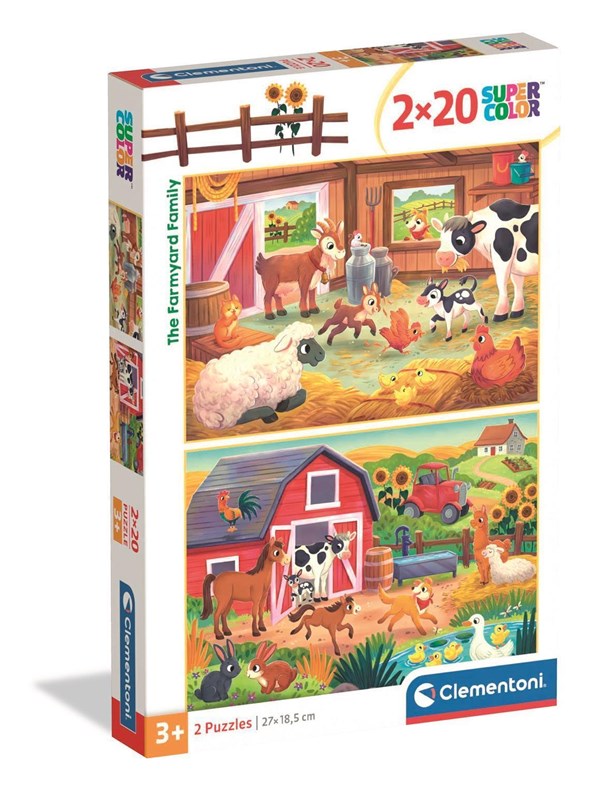 Clementoni Puzzle Noli 2x20 pieces Golv
