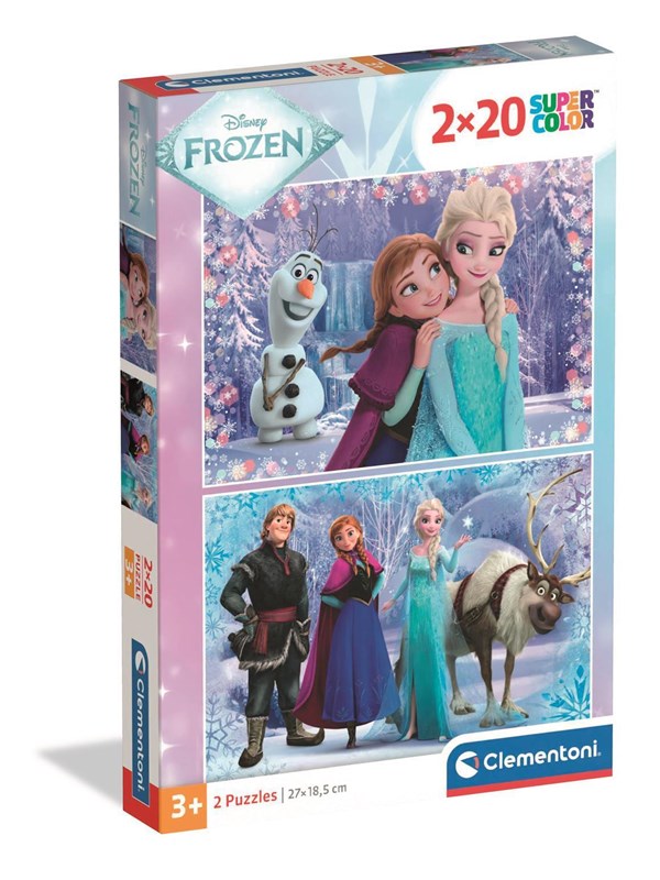 Clementoni Puzzle Frozen 2x20 pieces (2025) Golv