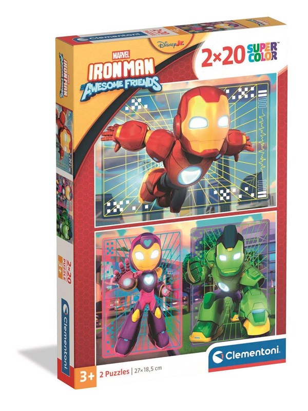 Clementoni Puzzle Ironman Ahaf 2025 2x20 pieces Golv